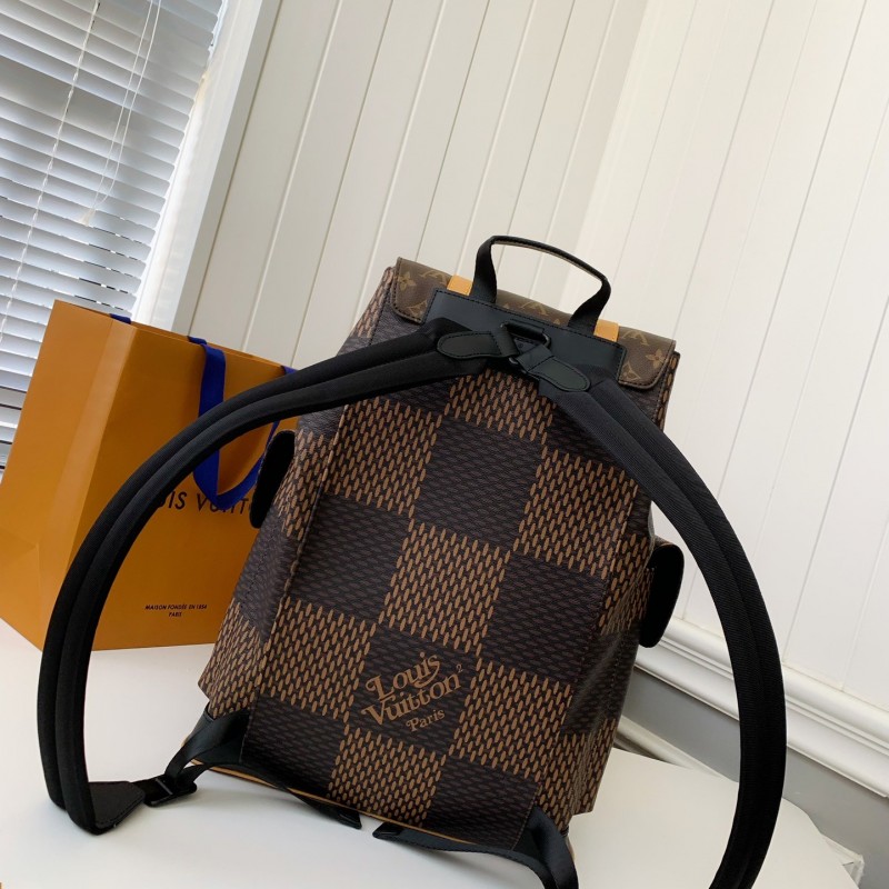 L0*is V*t0n Medium-sized men’s matching colored backpack  M40350  Size：38*44*21cm