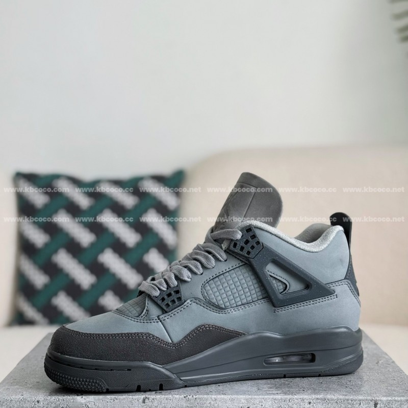 Jordan Air Jordan 4 retro kaws suede lightweight wear-resistant non-slip mid-top