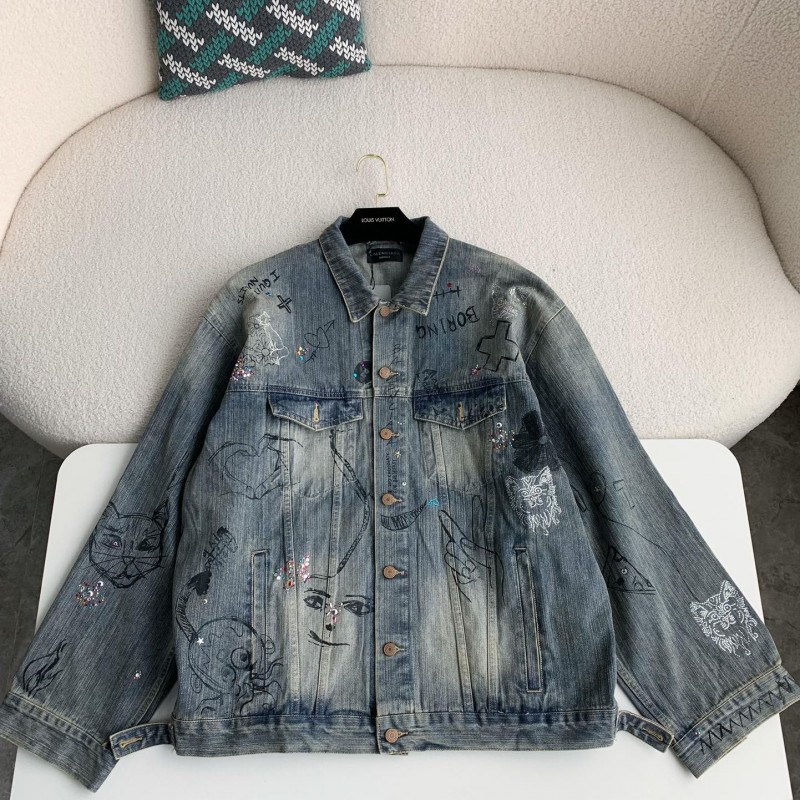 Ba*len*cia*ga Jean Jacket