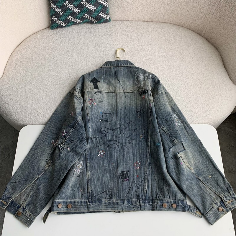 Ba*len*cia*ga Jean Jacket