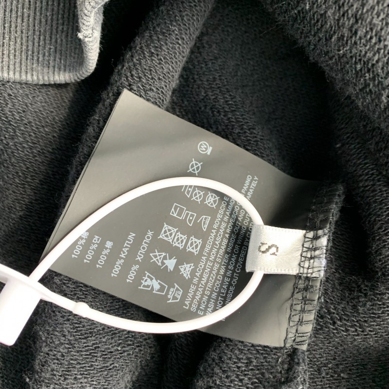 Ba*len*cia*ga monogram print hooded sweatshirt
