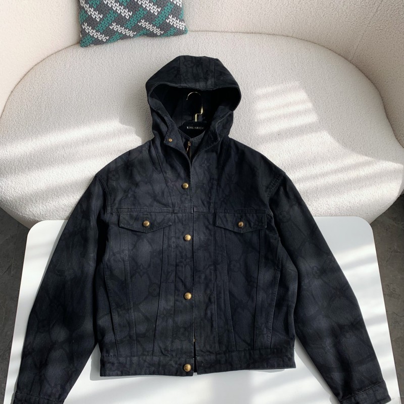 L0*is V*t0n Hooded Denim Jackets