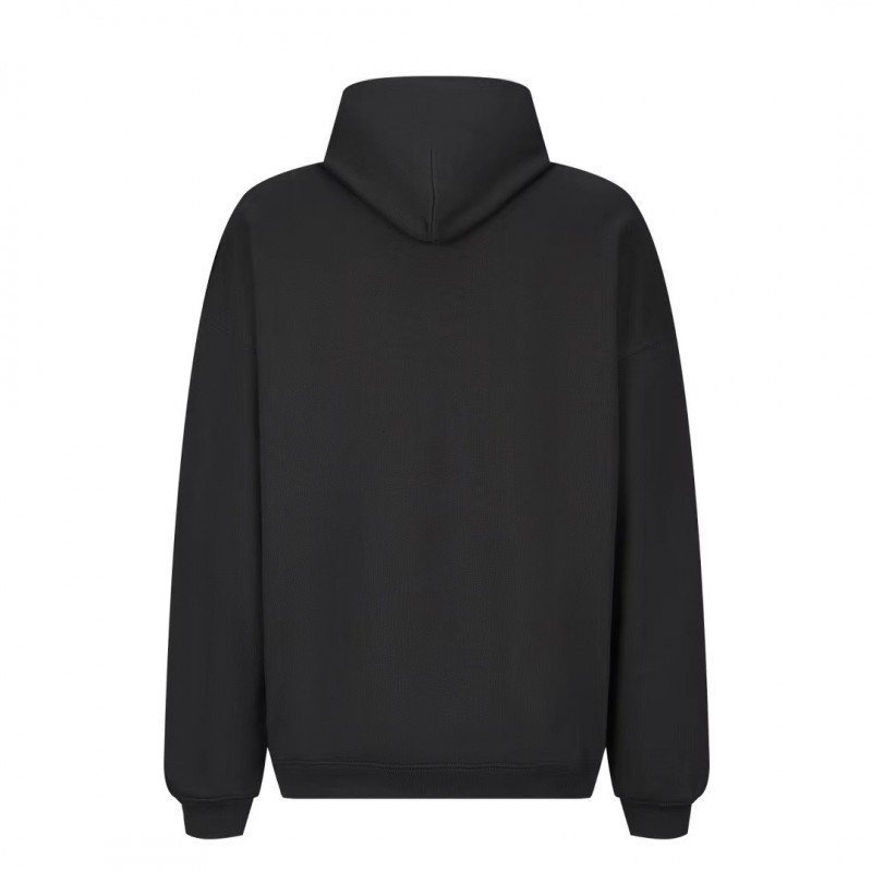 Ba*len*cia*ga heart print hooded sweatshirt