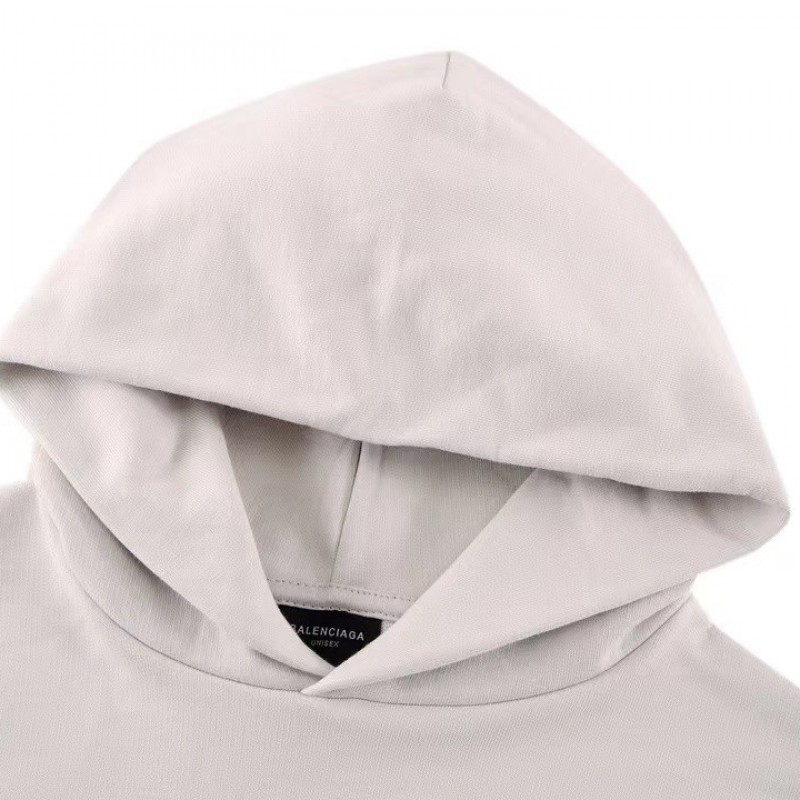 Ba*len*cia*ga heart print hooded sweatshirt