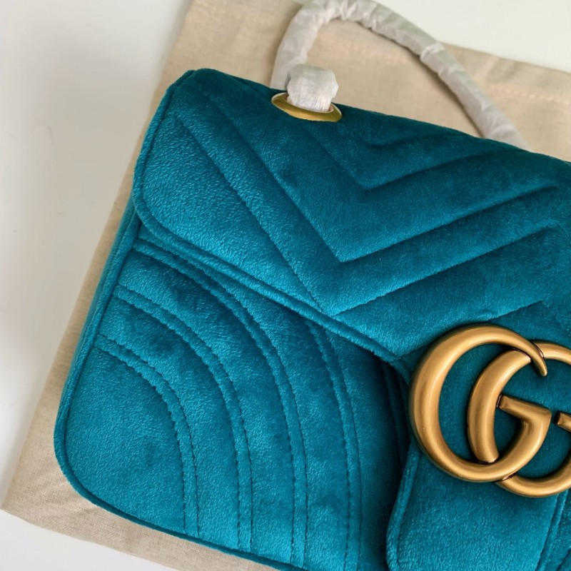 G*u*i Marmont Series of Cashmere cross-body bag Size：26*15*7cm