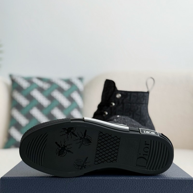 D*0r B23 logo print high top sneakers