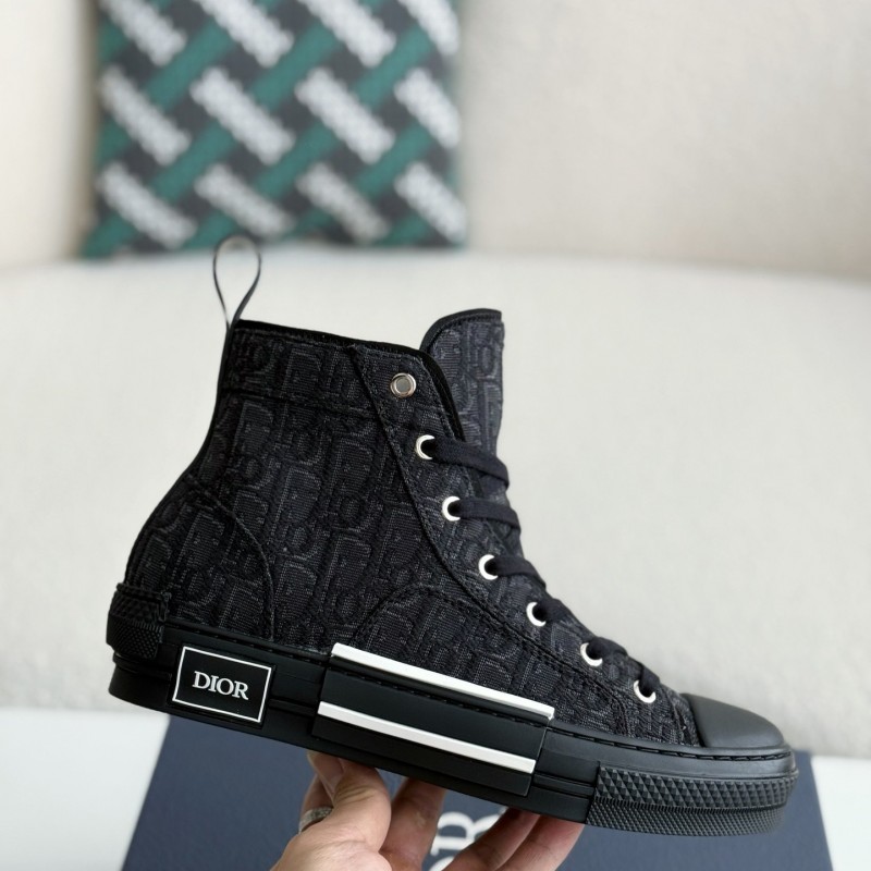 D*0r B23 logo print high top sneakers