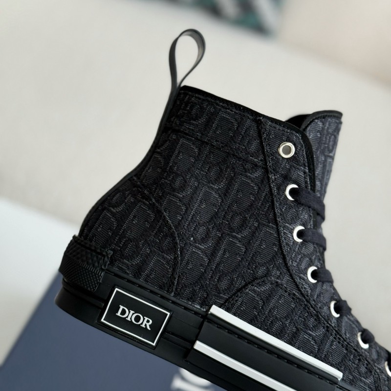 D*0r B23 logo print high top sneakers