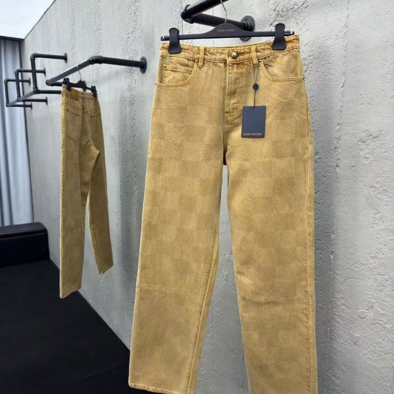 L0*is V*t0n Vintage Checkerboard Jeans