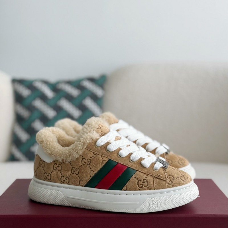 G*u*i ACE Suede Sneakers