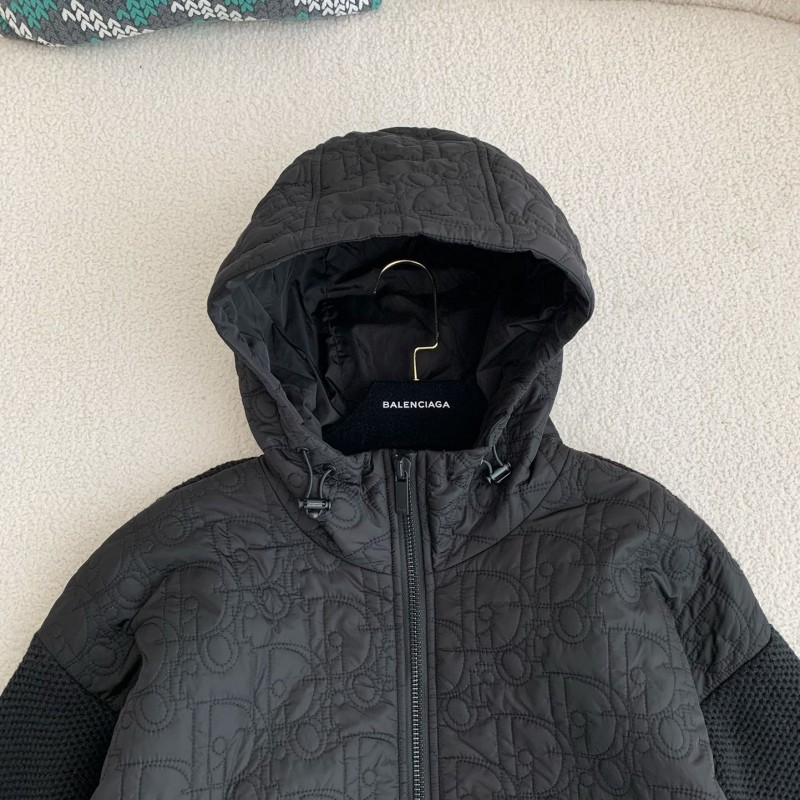 D*0r FW24 Plain color hooded jacket