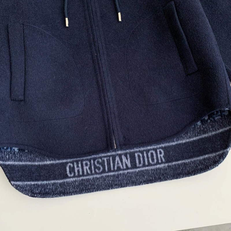 D*0r Hat zipper jacket, Material: 99% Wool 1% Mulberry Silk