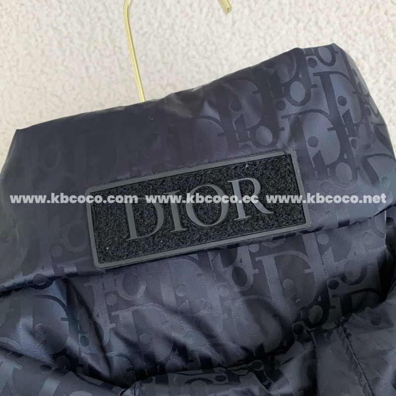 D*0r Logo Printed Down Jacket