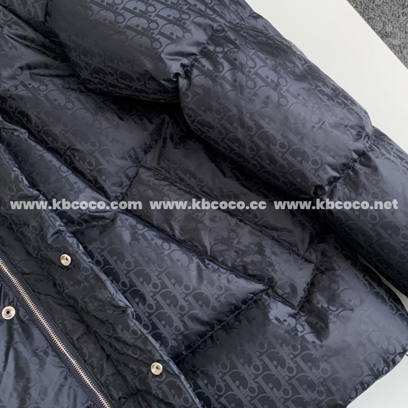 D*0r Logo Printed Down Jacket