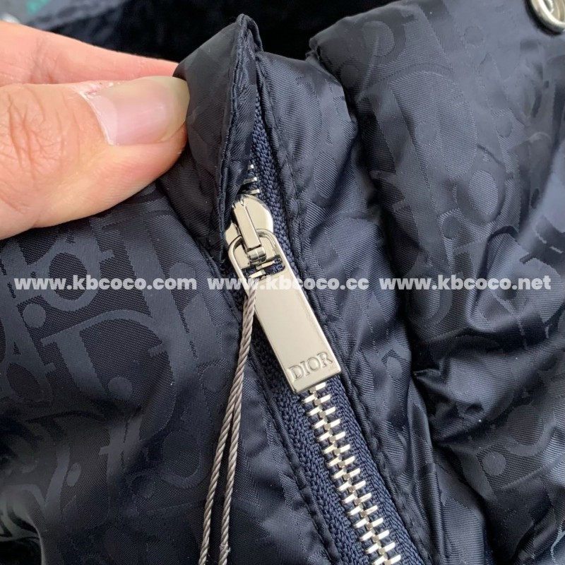 D*0r Logo Printed Down Jacket