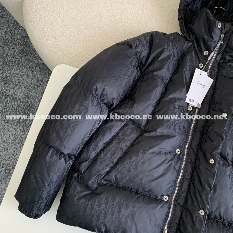 D*0r Logo Printed Down Jacket
