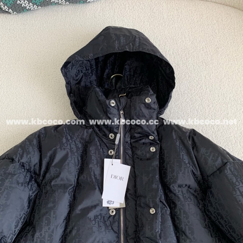 D*0r Logo Printed Down Jacket