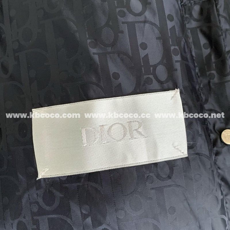 D*0r Logo Printed Down Jacket