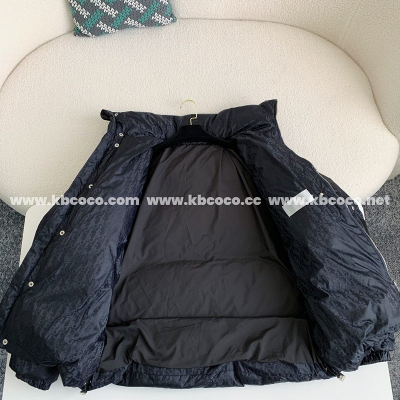 D*0r Logo Printed Down Jacket