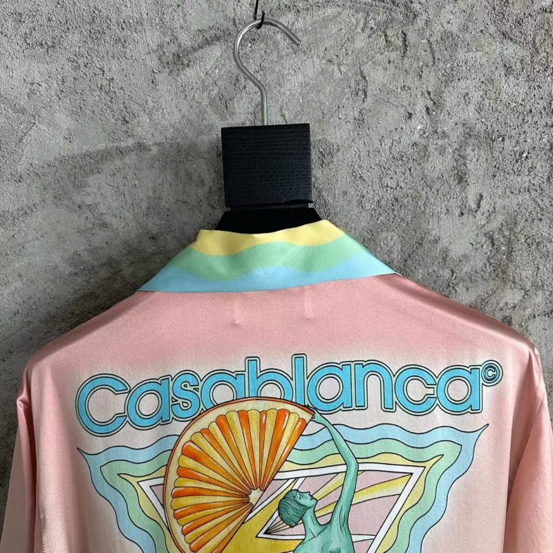 casablanca short-sleeved dancer shirt