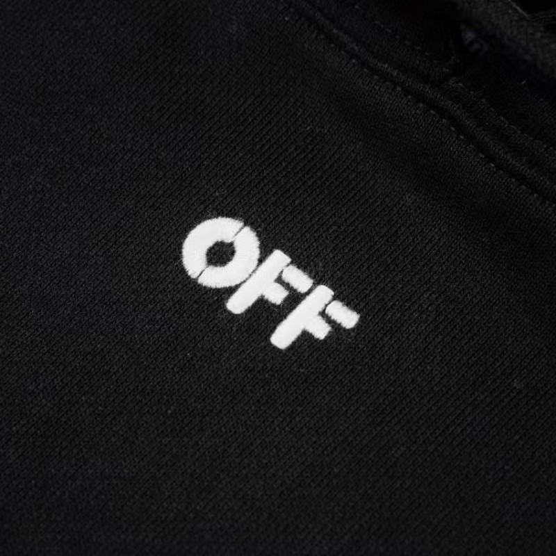offwhite dark pattern anchor arrow embroidered sweatshirt