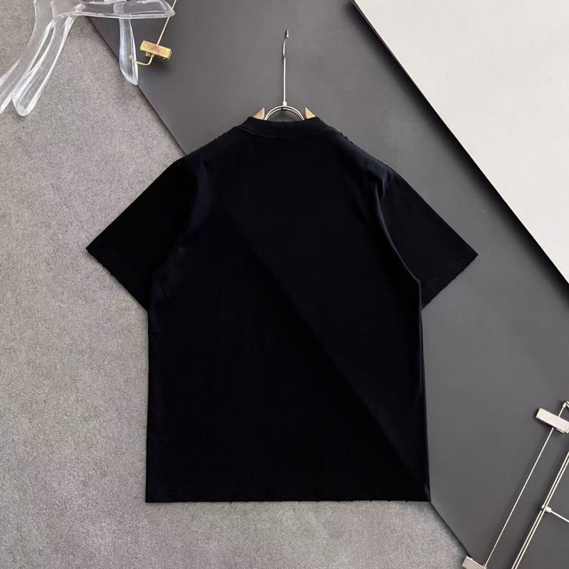L0*is V*t0n logo print crew neck T-shirt