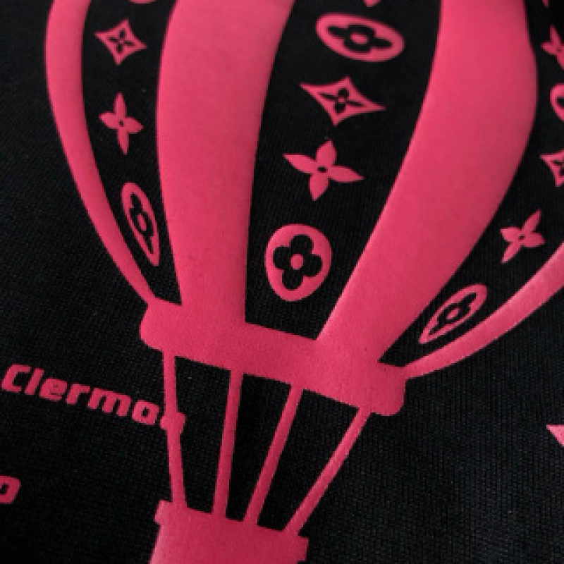 L0*is V*t0n SpringSummer Red Three-Dimensional Applique Embroidery Fusion Back Panel Hot Air Ball
