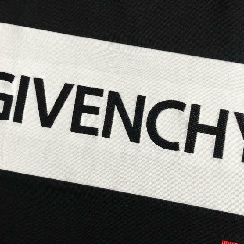 Givenchy Spring and Summer Latest Classic Splicing Embroidery T-shirt