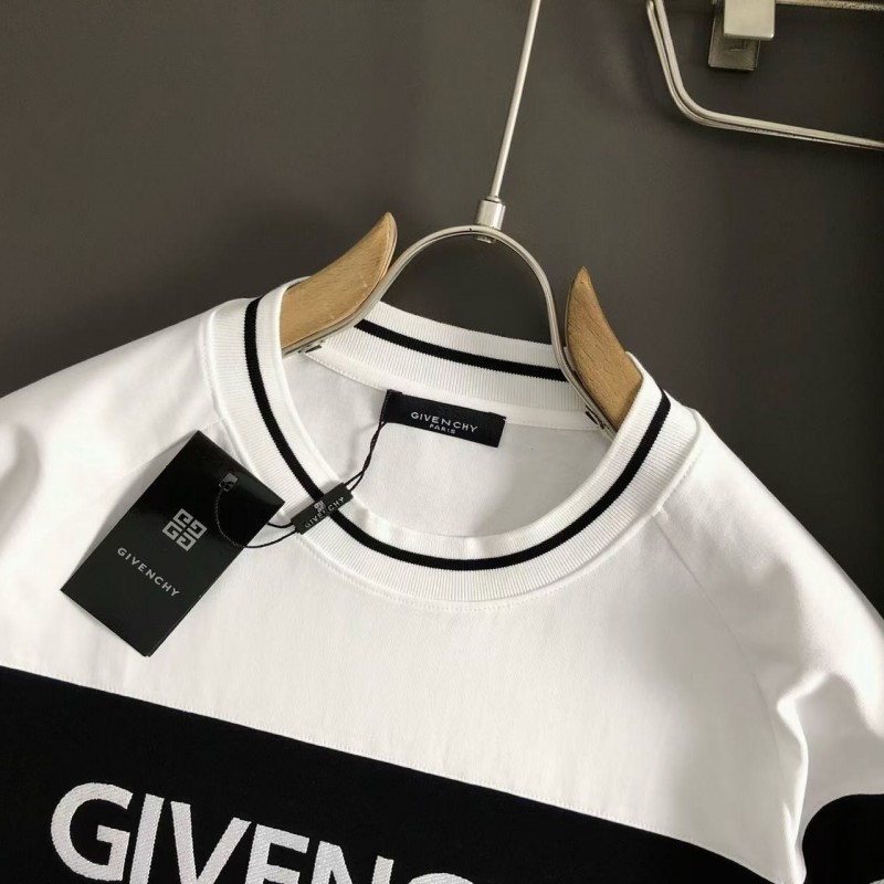 Givenchy Spring and Summer Latest Classic Splicing Embroidery T-shirt