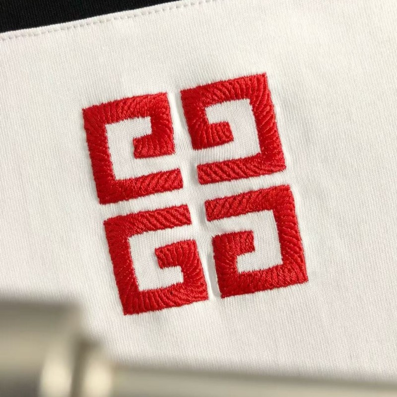 Givenchy Spring and Summer Latest Classic Splicing Embroidery T-shirt