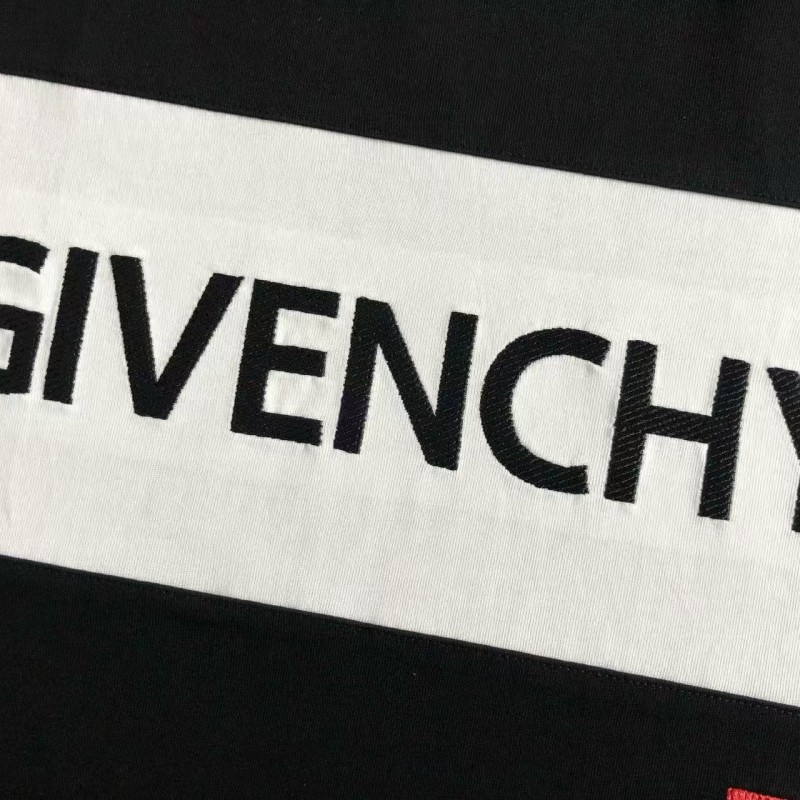 Givenchy Spring and Summer Latest Classic Splicing Embroidery T-shirt
