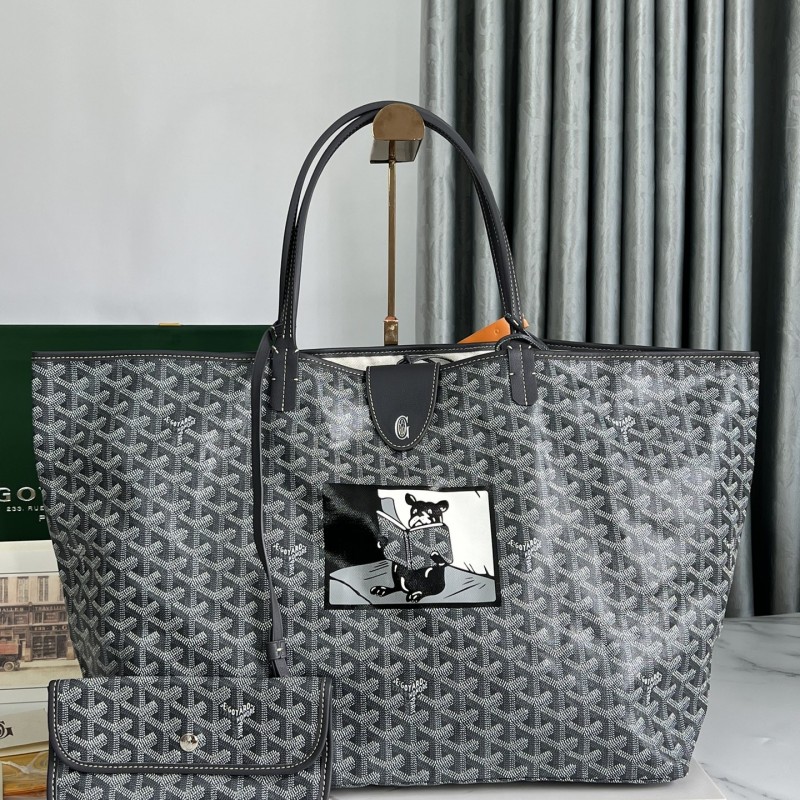 Go*ard Saint L0*is GM special painted Dou style shopping bag