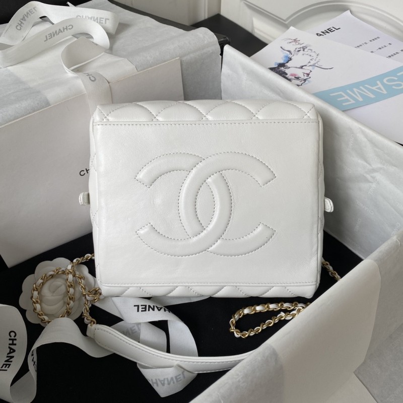 Ch*el 23A Premium Handmade Sheepskin Portable Lunch Box Bag AS4201, Top Quality Size: 17 * 21 * 5.5