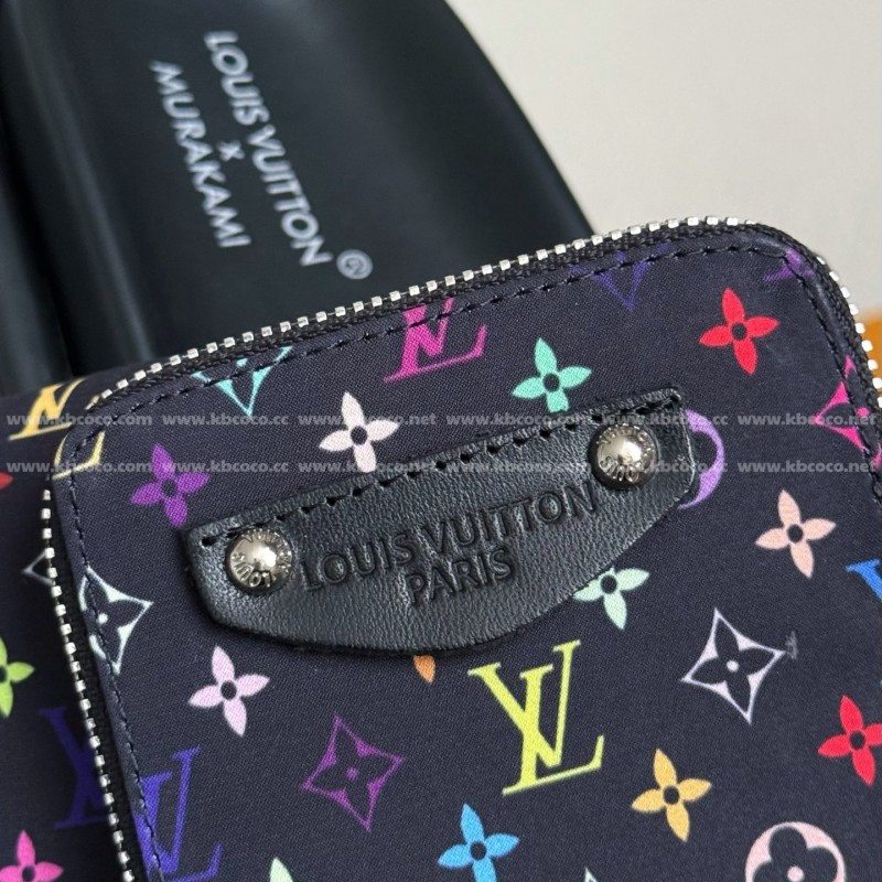 L0*is V*t0n x MURAKAMI Leather Flip Flops
