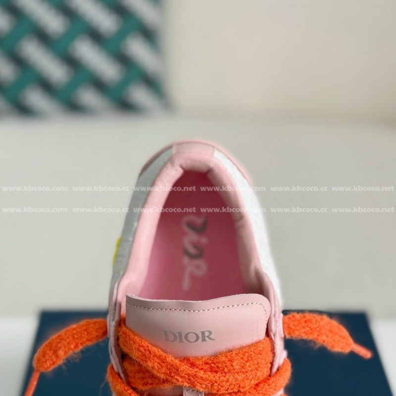 D*0r B33 Leather Sneakers