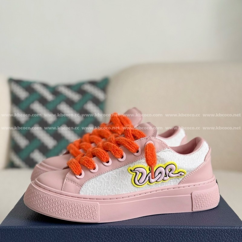D*0r B33 Leather Sneakers