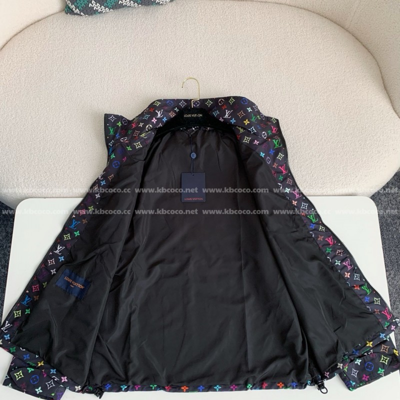 L0*is V*t0n Full Logo Print Jackets
