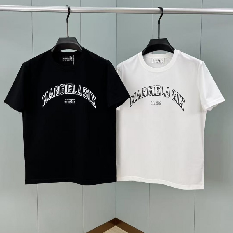 Margiela Logo Print Crewneck T-Shirt
