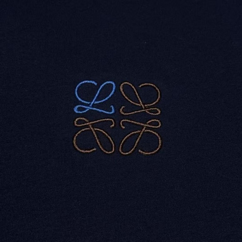 L0ew* new embroidered short sleeves