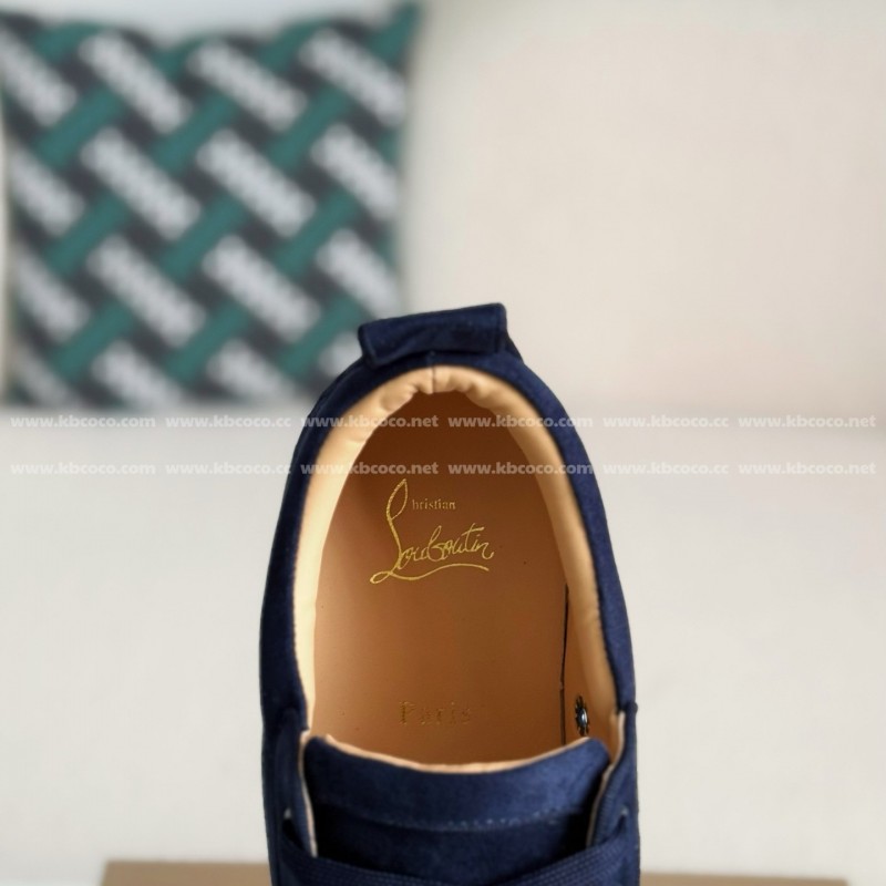 Ch**an Louboutin Faux Suede Sneakers