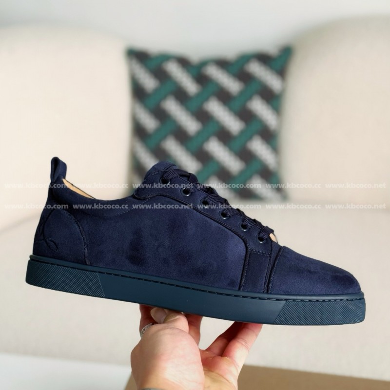 Ch**an Louboutin Faux Suede Sneakers