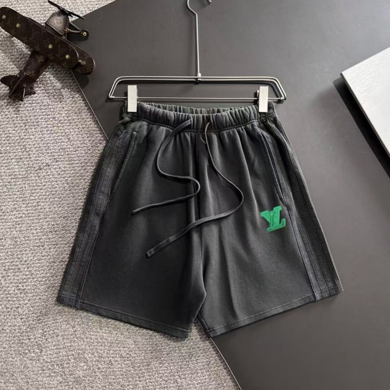 LV spring and summer new elastic casual washed loose shorts