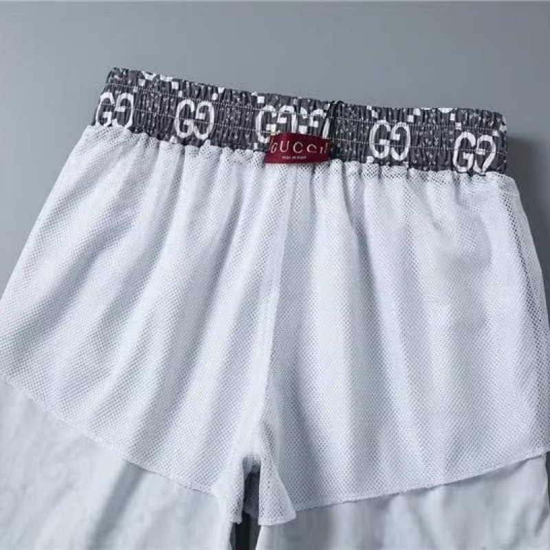 G*u*i 2025 spring and summer new classic logo beach shorts