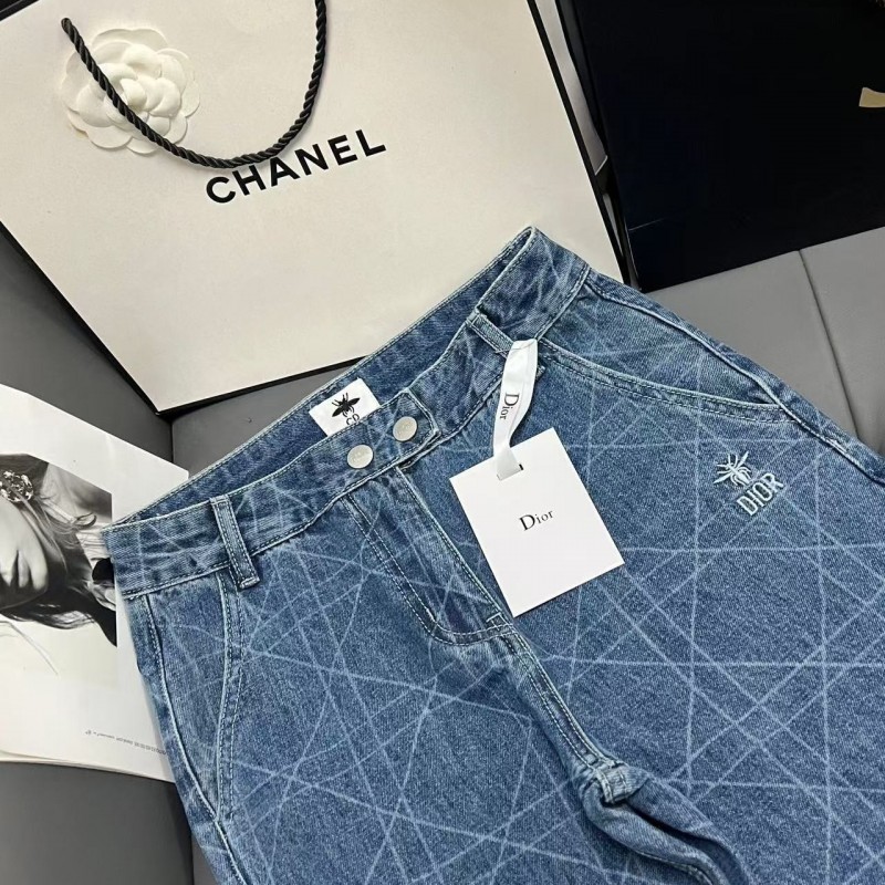 D*0r diamond laser embroidered jeans