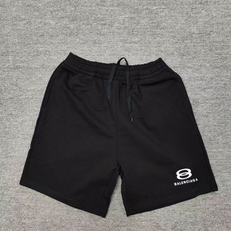 Ba*len*cia*ga new double ring embroidered shorts
