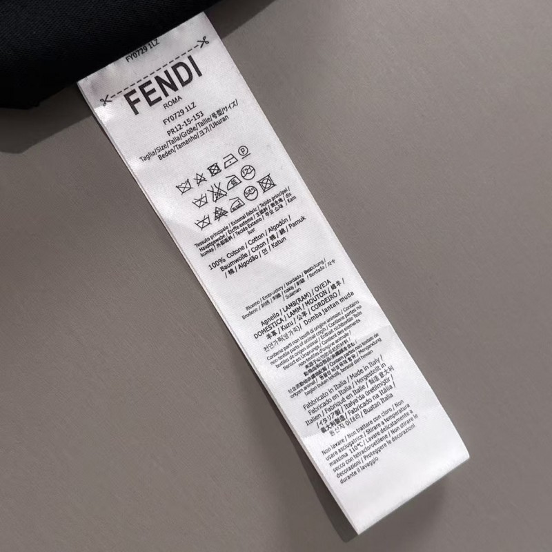 F**di 2025 new embroidered letter logo