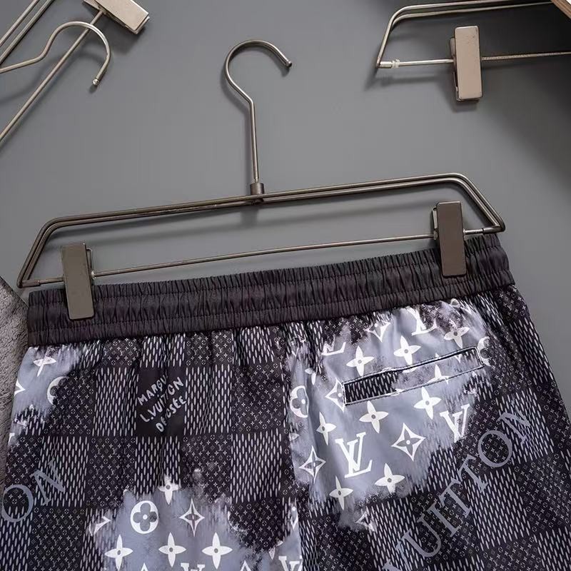 LV 2025 new top-grade quick-drying fabric beach swimming shorts