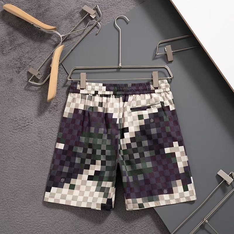 LV 2025 new top-grade quick-drying fabric beach swimming shorts