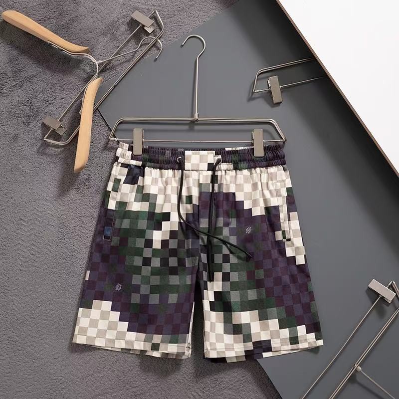 LV 2025 new top-grade quick-drying fabric beach swimming shorts