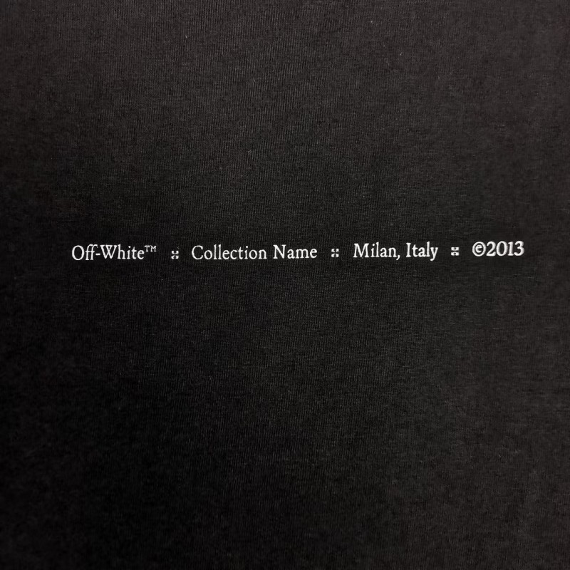 off white eco-friendly graffiti arrow print cotton T-shirt